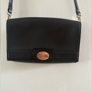 Kate Spade Black Leather Crossbody Purse